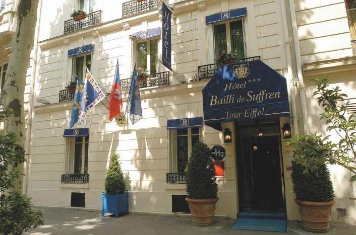 Hotel Bailli De Suffren Paris Exterior foto